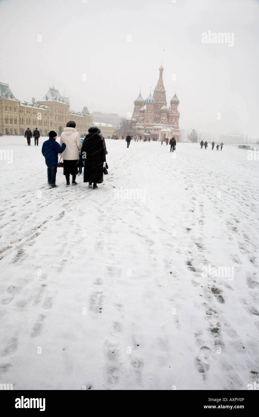 Roter Platz Stockfoto