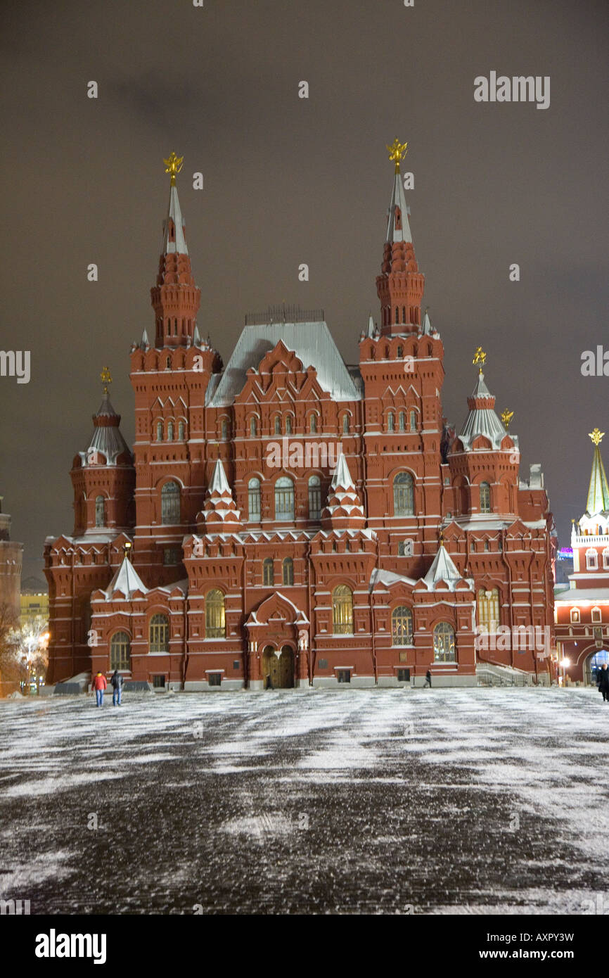 Nationales Museum auf dem Roten Platz Stockfoto