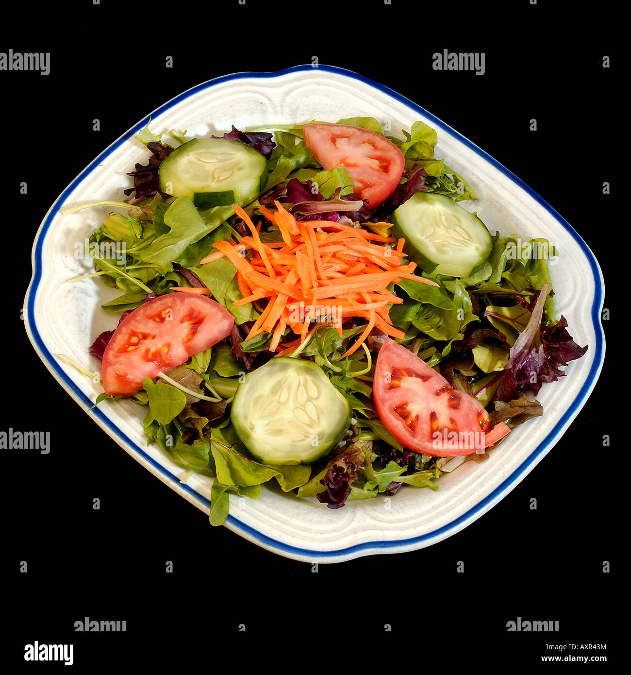 Garten Salat Stockfoto