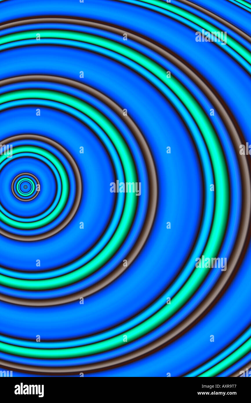 Kreisförmige abstrakte Muster Stockfoto