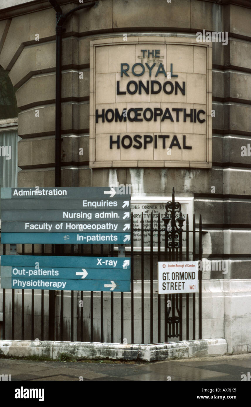 Homöopathischen Krankenhaus in London Stockfoto