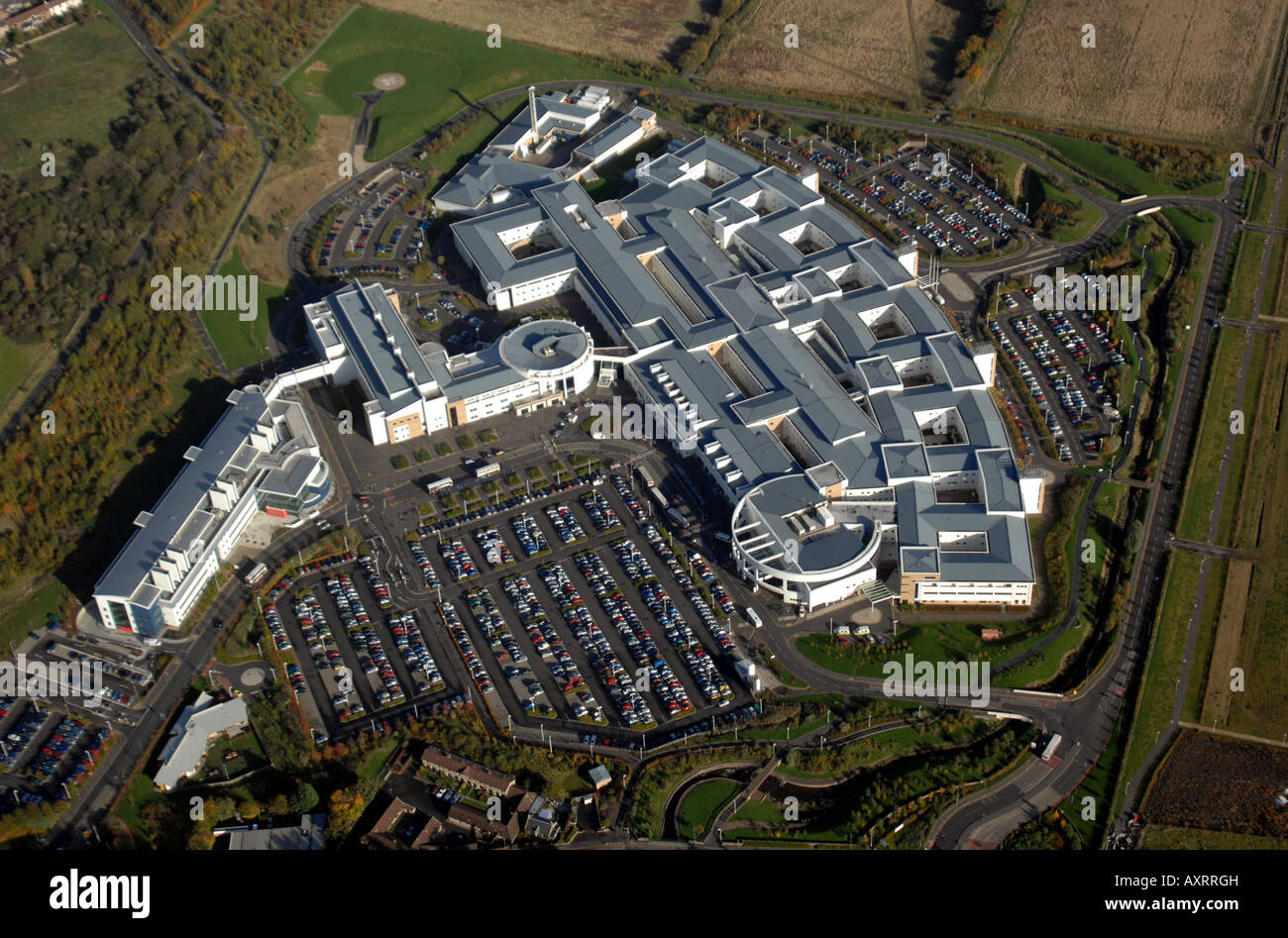 Edinburgh Bio Quartal EBQ bei Petite France in Edinburgh einschließlich Edinburgh Royal Infirmary Hospital Stockfoto