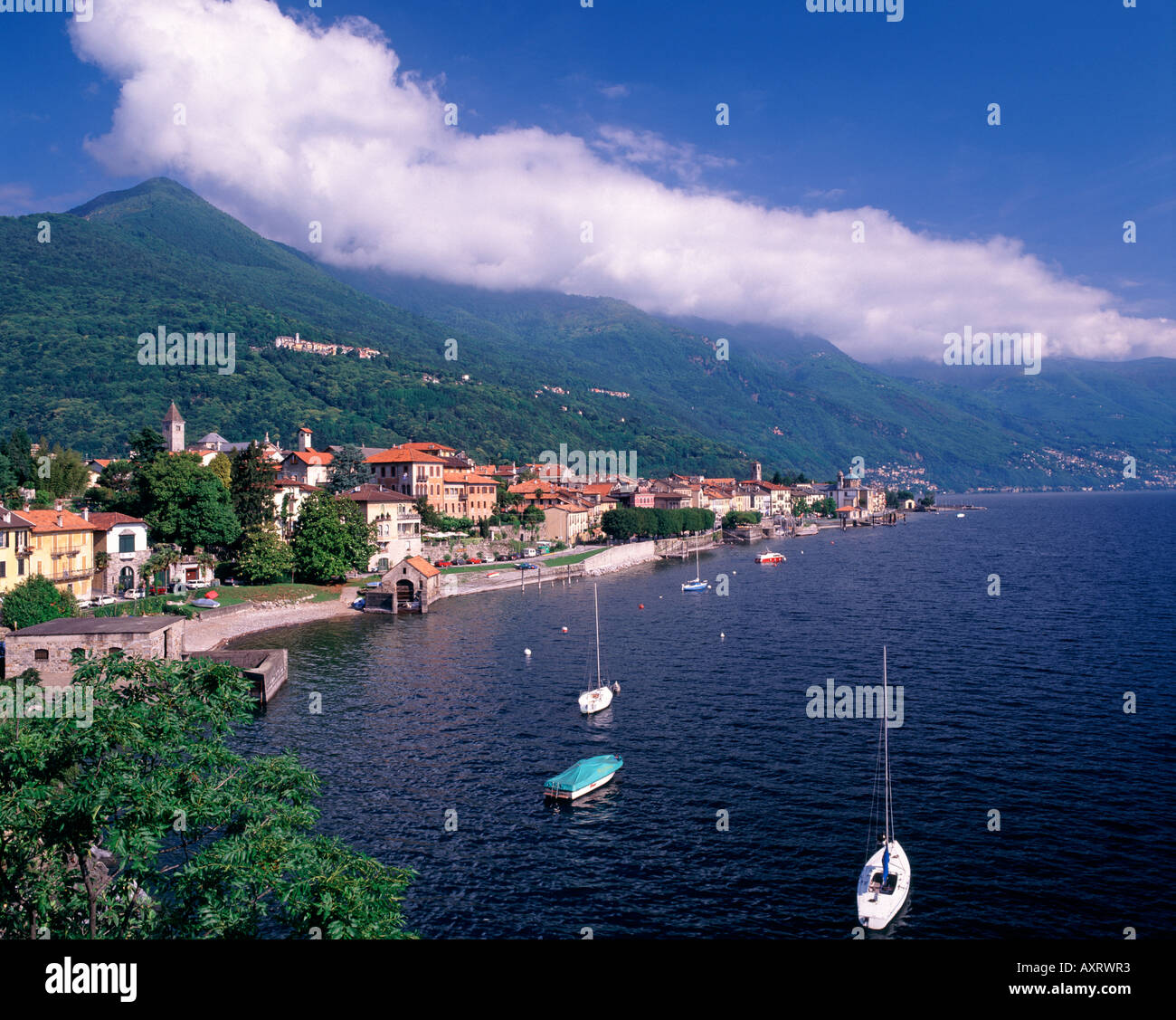 Menaggio, Lago Maggiore, Italien Stockfoto