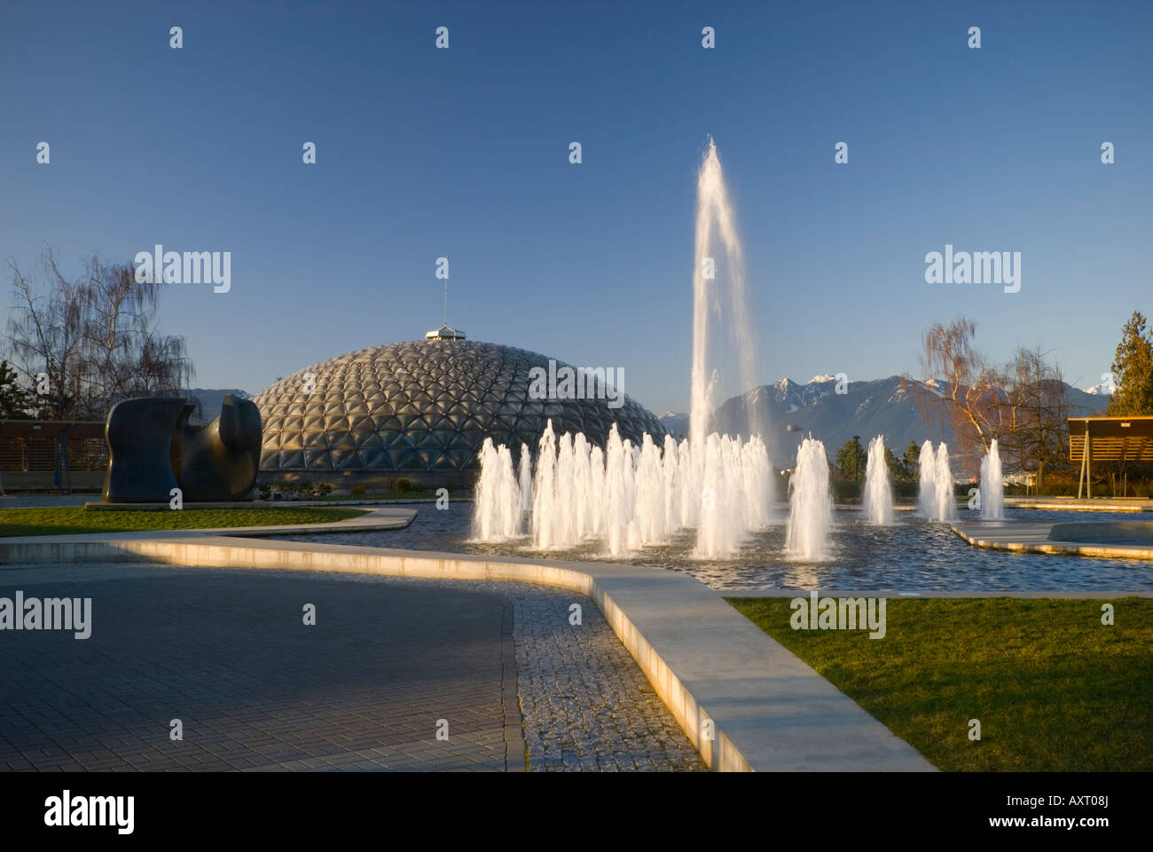 Queen Elizabeth Park Plaza, Vancouver British Columbia Kanada Stockfoto