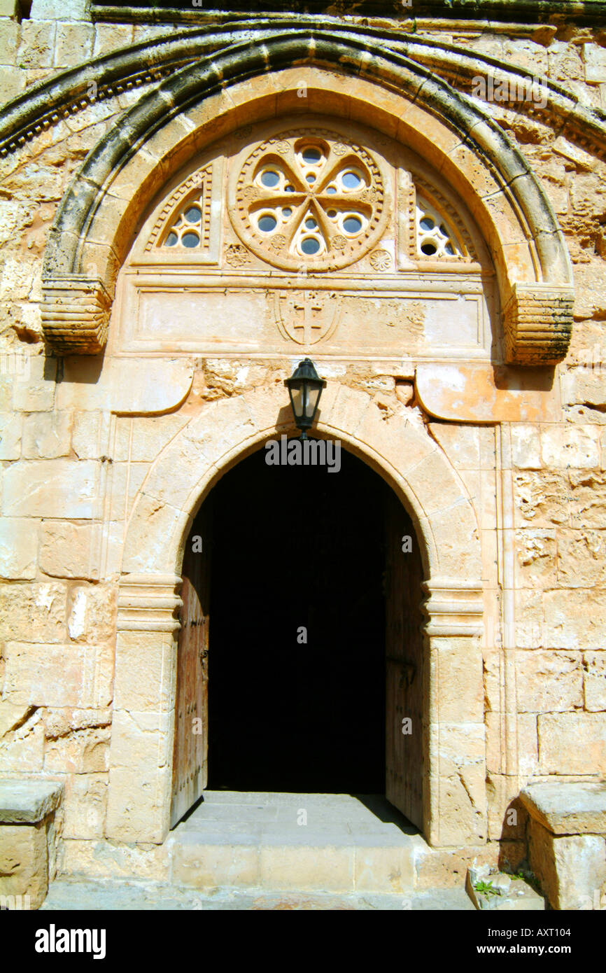 Kloster Agia Napa Zypern Tür Tür Eintrag Eingang Stockfoto