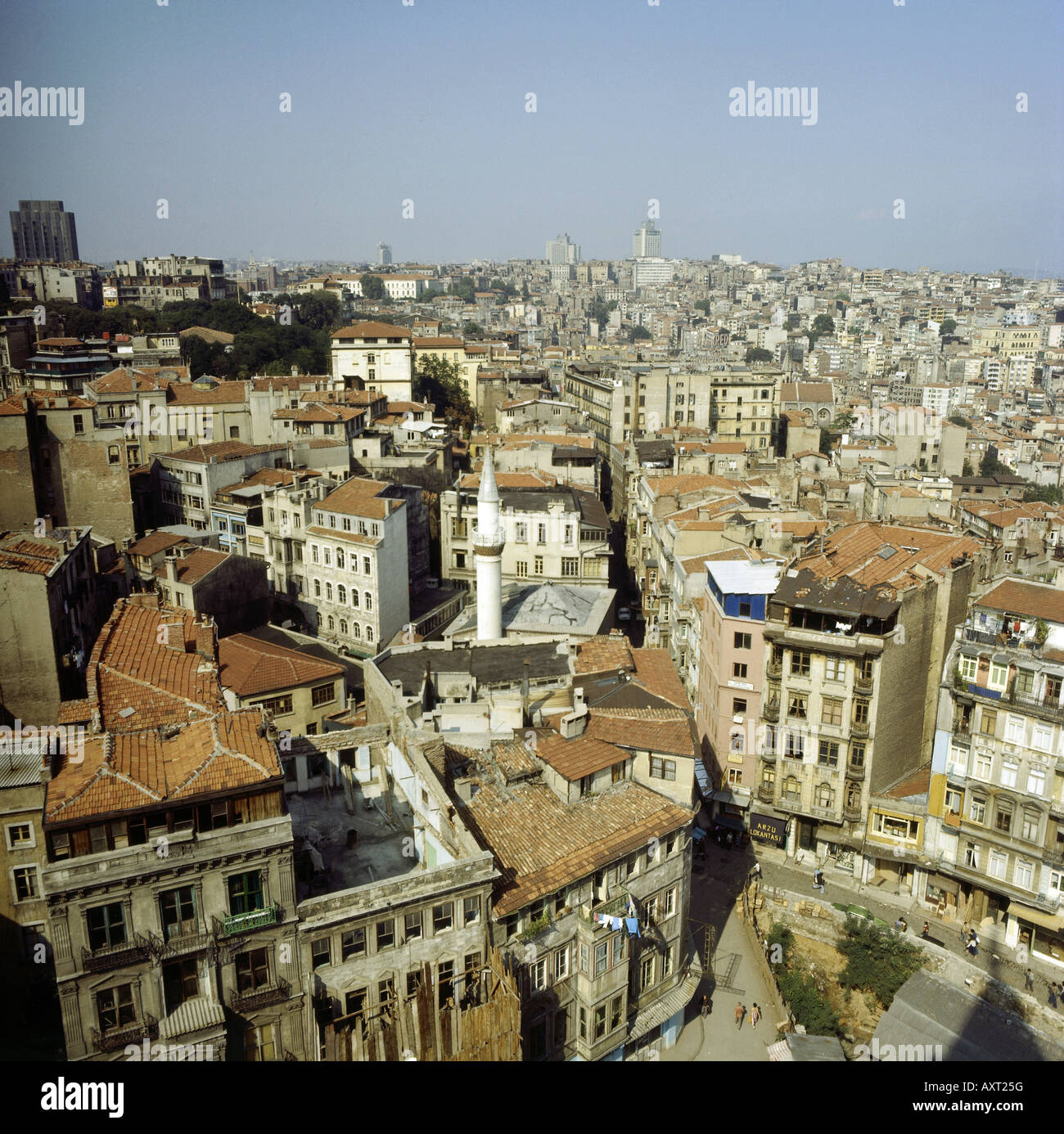 Geographie / Reisen, Türkei, Istanbul, Blick auf die Stadt, Stadtansicht Blick über die Altstadt, UNESCO, UNESCO-Welterbe Stockfoto