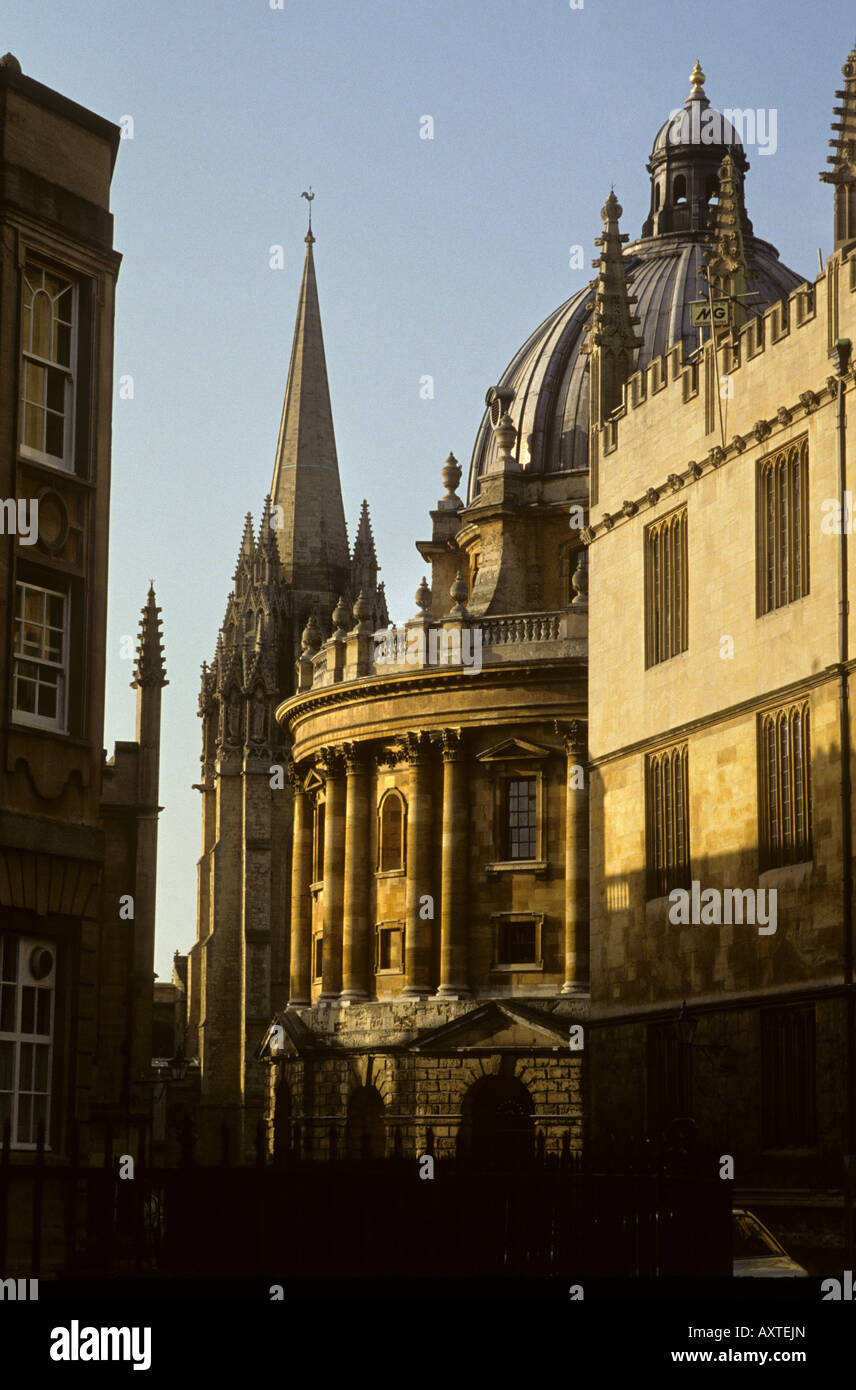 Radliffe Kamera- und Universitätskirche St. Mary, Universität Oxford Stockfoto