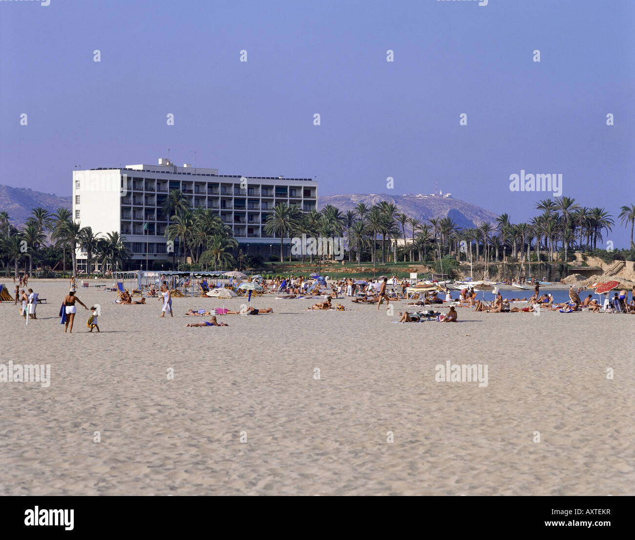 Geografie/Reisen, Spanien, Costa Blanca, Javea, Parador Hotel, Strand, Urlaub, Ferien, Urlaub, Stockfoto