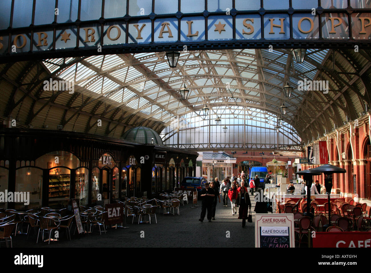 Windsor Railway Station Stadtzentrum touristischen Ziel Royal Borough of Windsor, Maidenhead, Berkshire, England, UK, GB Stockfoto