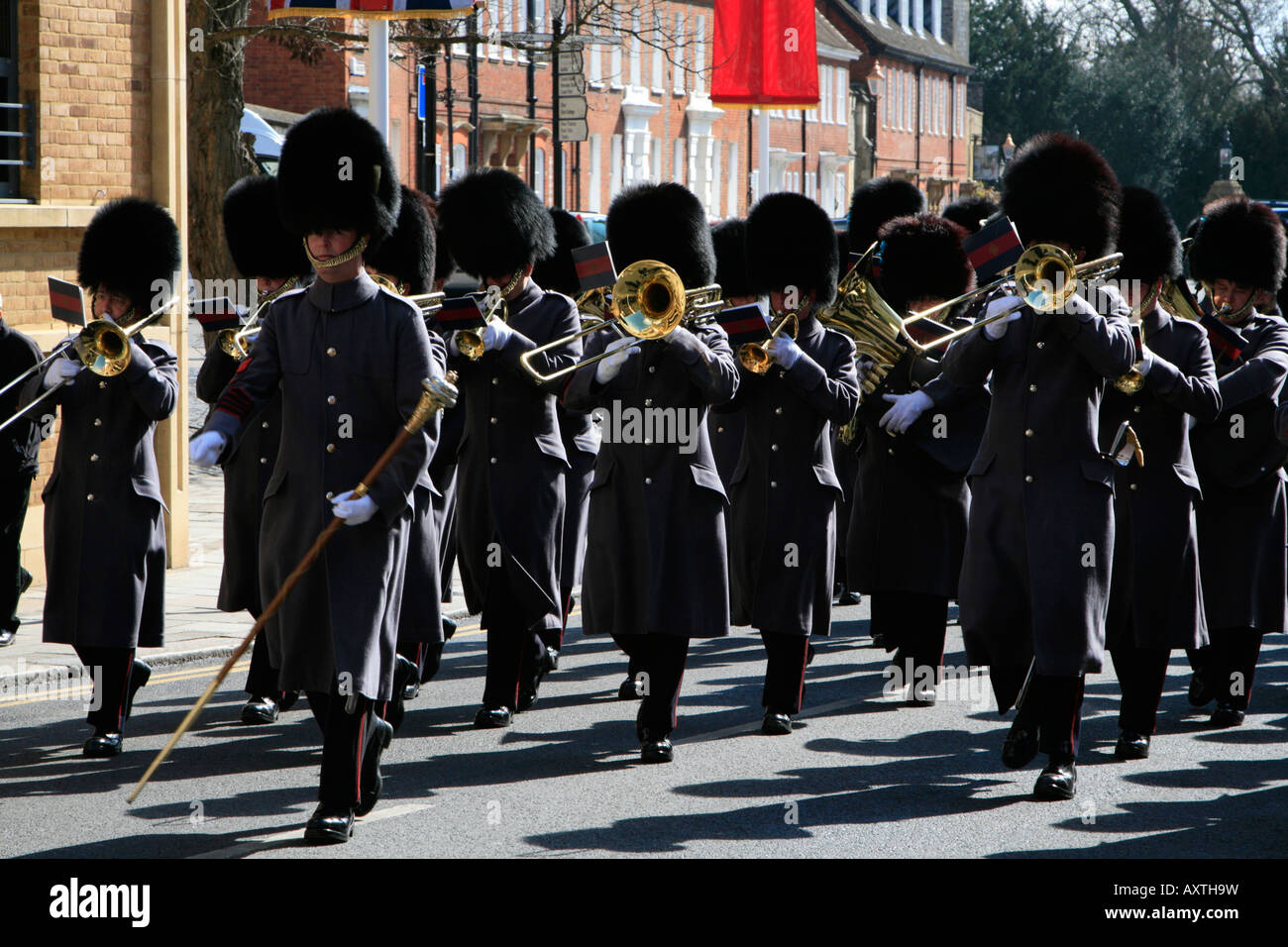Wechsel der Wache Windsor Stadtzentrum touristischer Bestimmungsort Royal Borough of Windsor, Maidenhead, Berkshire, England, UK, GB Stockfoto