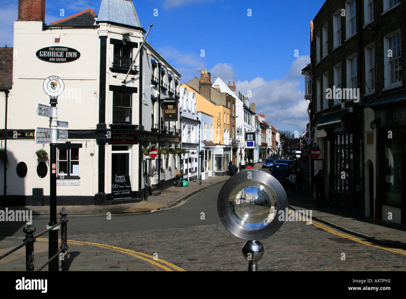 Eton Stadtzentrum touristischer Bestimmungsort Royal Borough of Windsor, Maidenhead, Berkshire, England, UK, GB Stockfoto