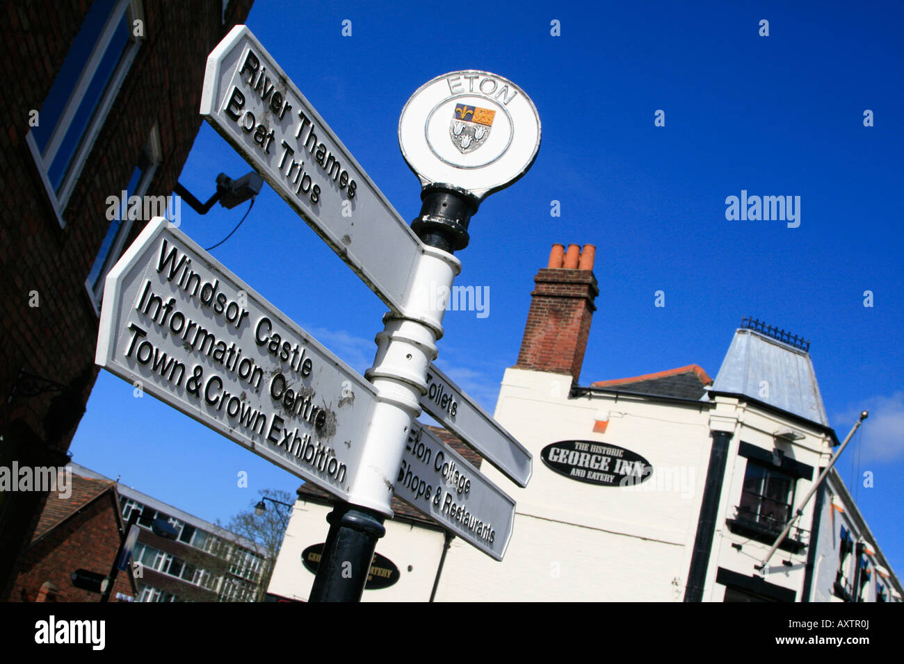 Eton Stadtzentrum touristischer Bestimmungsort Royal Borough of Windsor, Maidenhead, Berkshire, England, UK, GB Stockfoto