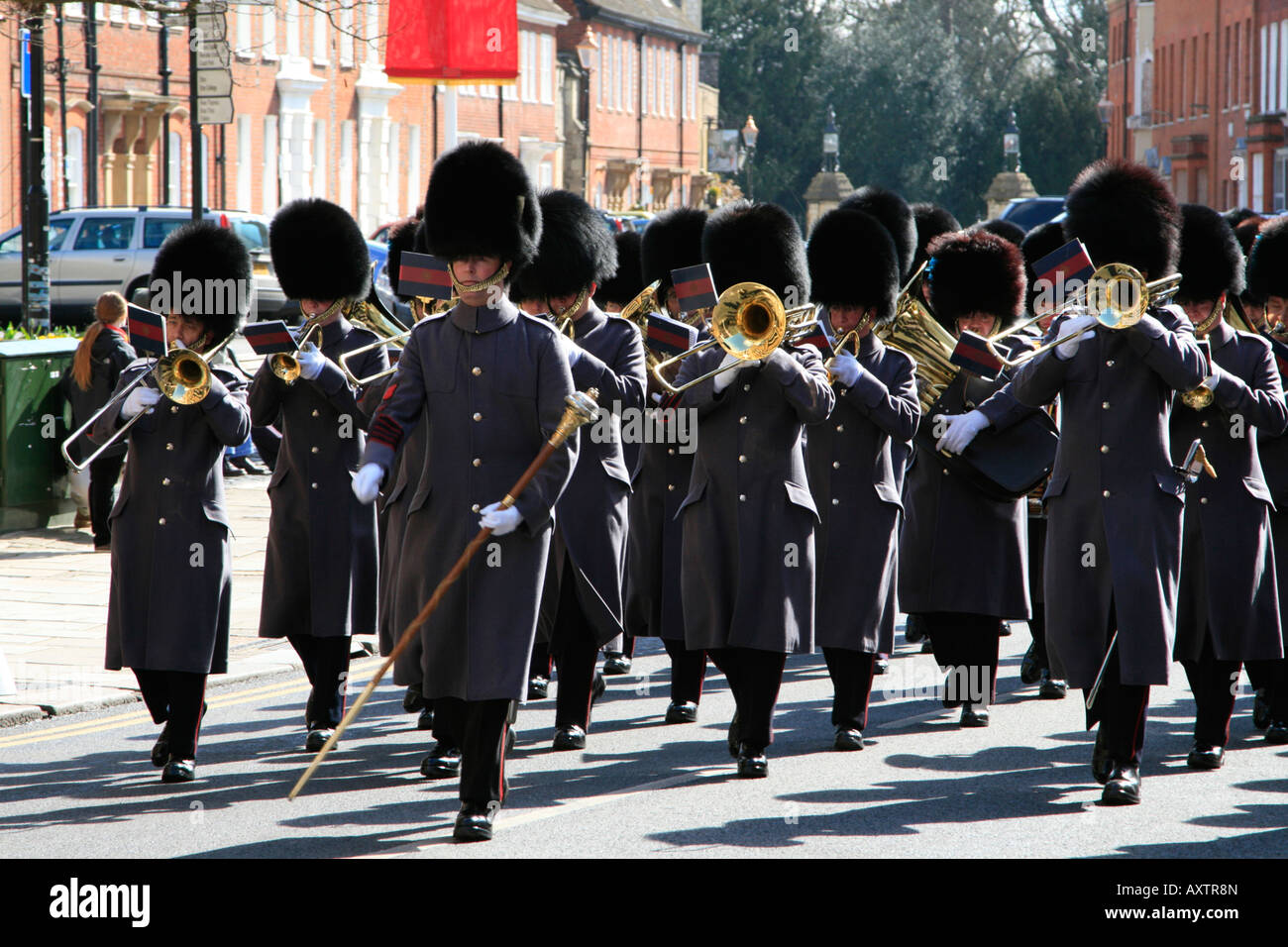 Wechsel der Wache Windsor Stadtzentrum touristischer Bestimmungsort Royal Borough of Windsor, Maidenhead, Berkshire, England, UK, GB Stockfoto