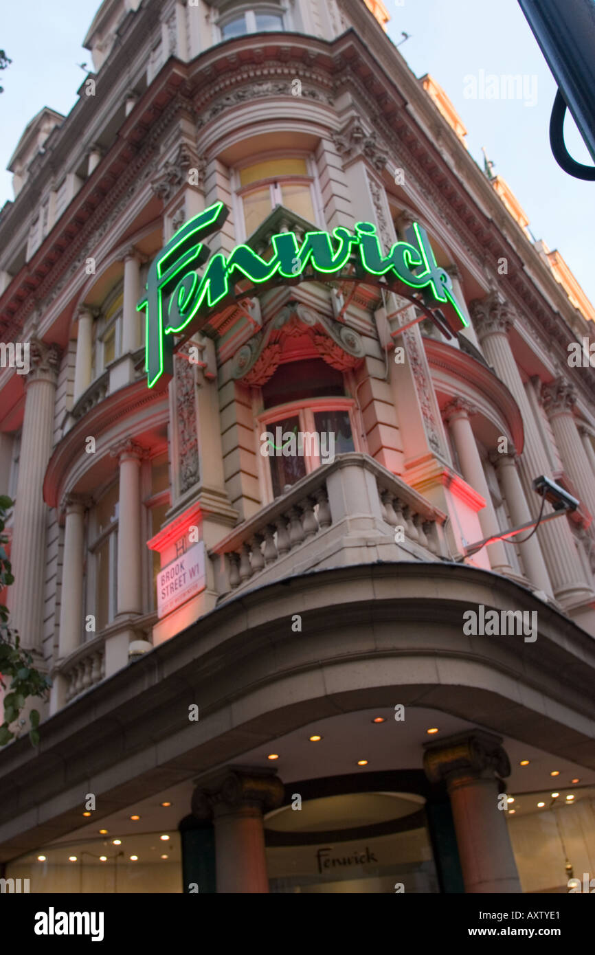 Fenwick speichern in Bond Street London GB UK Stockfoto