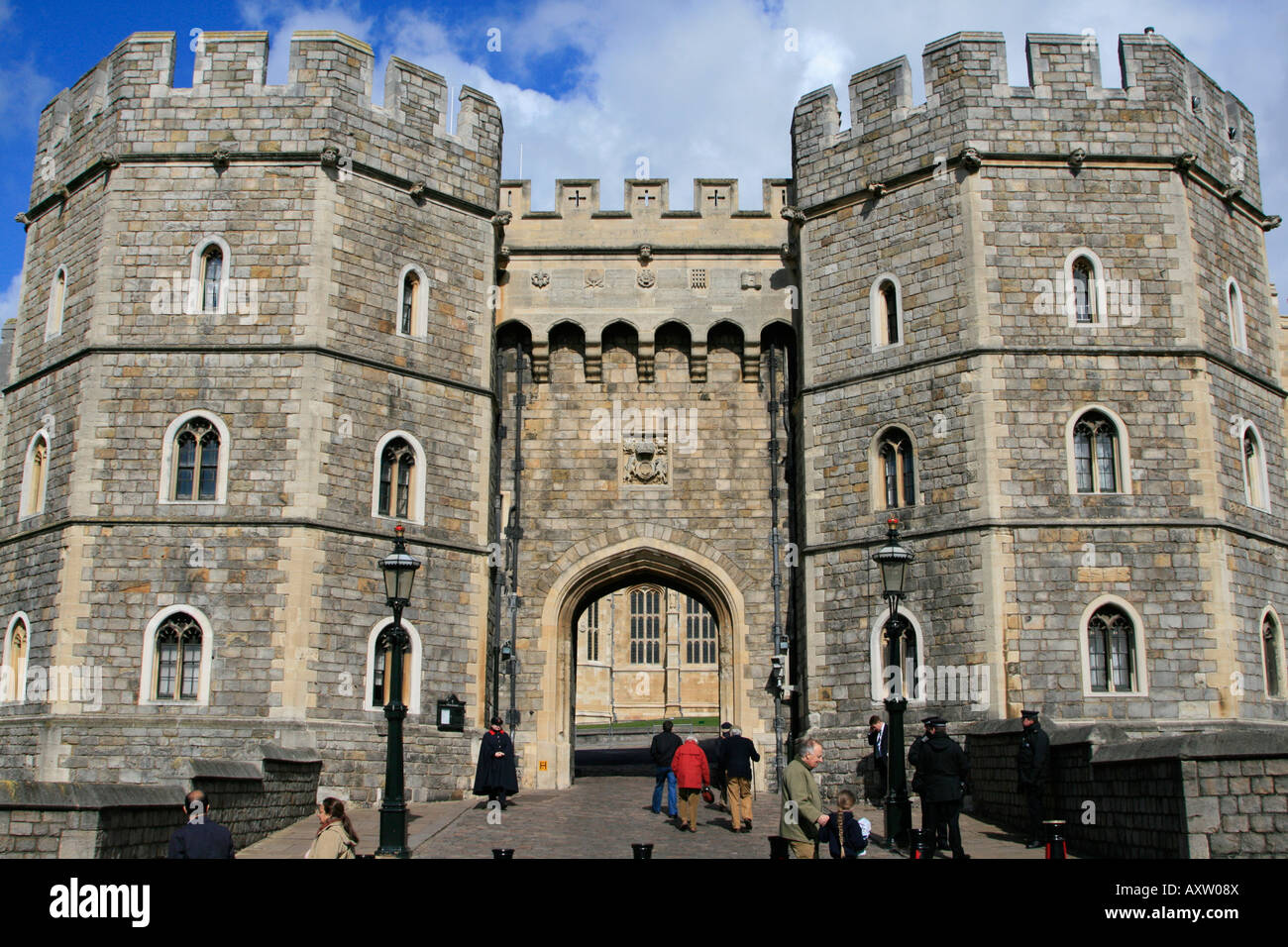 Windsor Castle Stadtzentrum touristischen Ziel Royal Borough of Windsor, Maidenhead, Berkshire, England, UK, GB Stockfoto
