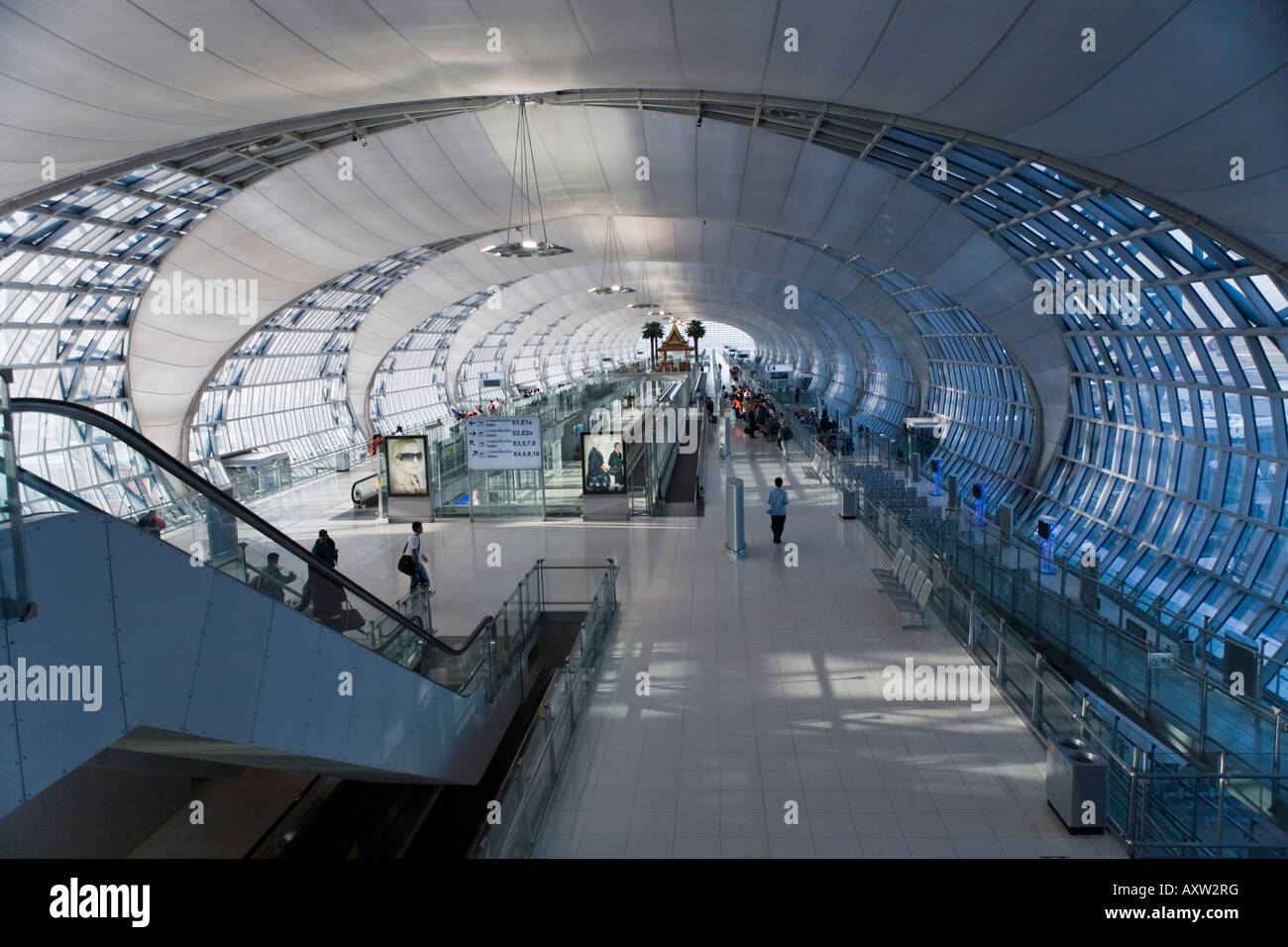 Flughafen Suvarnabhumi in Bangkok Thailand Stockfoto