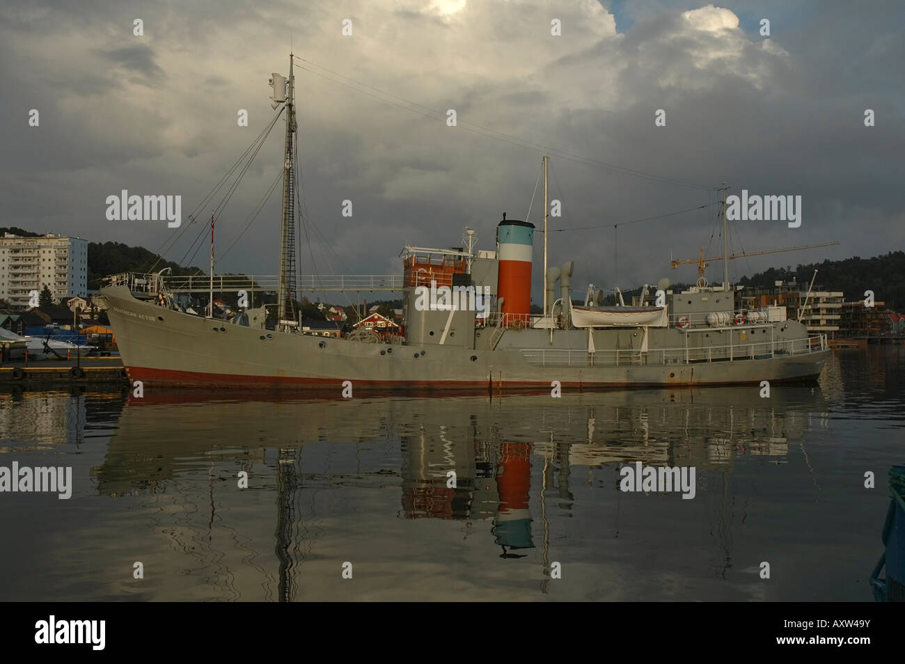 Südlichen Schauspieler norwegische Walfänger Schiff das Schiff ist heute ein Museum in Sandefjord eine Stadt im Süden von Norwegen Stockfoto