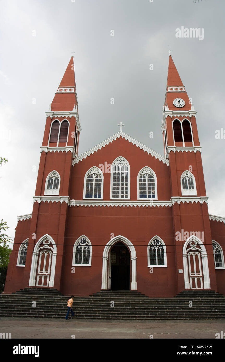 Iglesa de Grecia Kirche in Europa von Eisen, Grecia, Hochland, Costa Rica Stockfoto