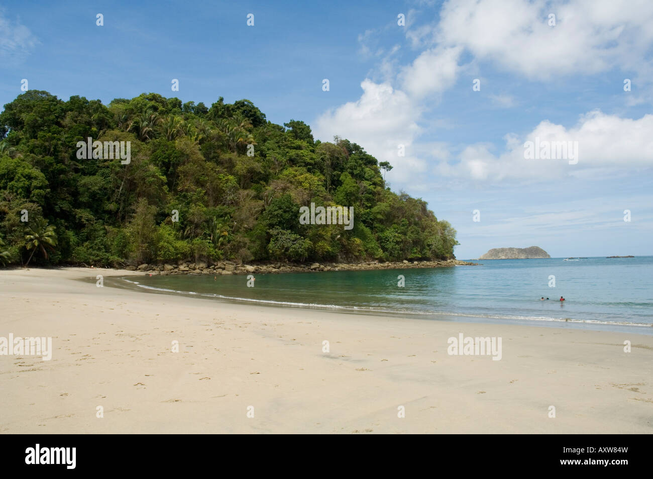 Strand von Manuel Antonio Natur Reseve, Maueil Antonio, Costa Rica Stockfoto