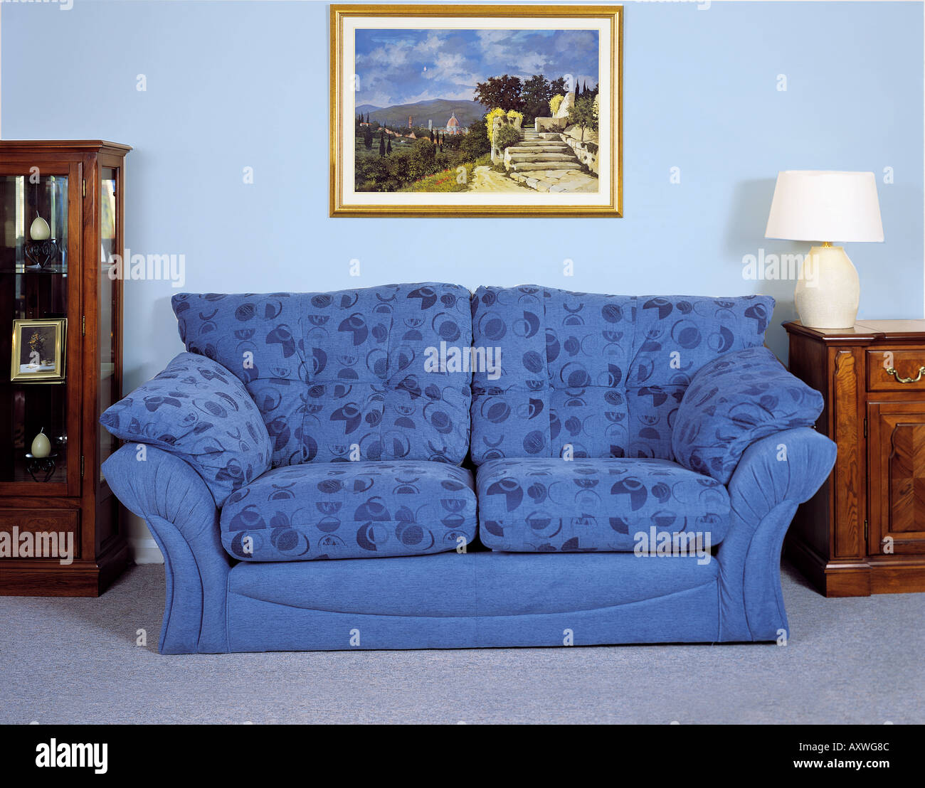 2-Sitzer Sofa Stockfoto