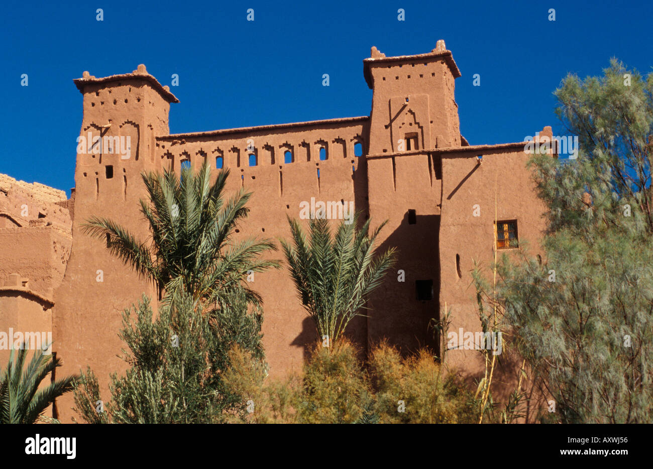 AIT Ben Haddou Medina Marokko Afrika Stockfoto