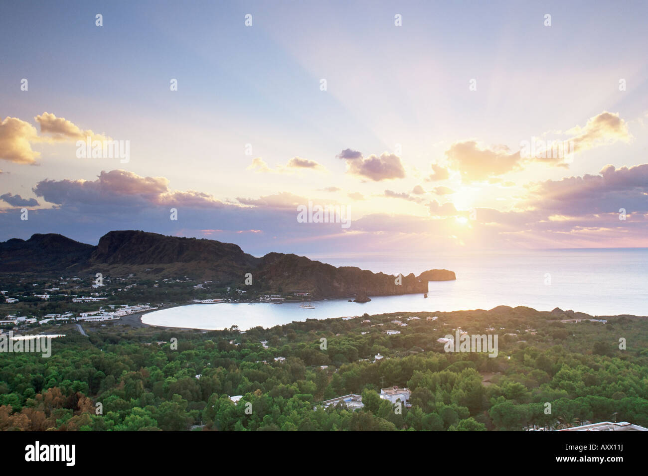 Vulcano Insel, Äolischen Inseln (Äolischen Inseln) (Liparischen Inseln), Italien, Europa Stockfoto