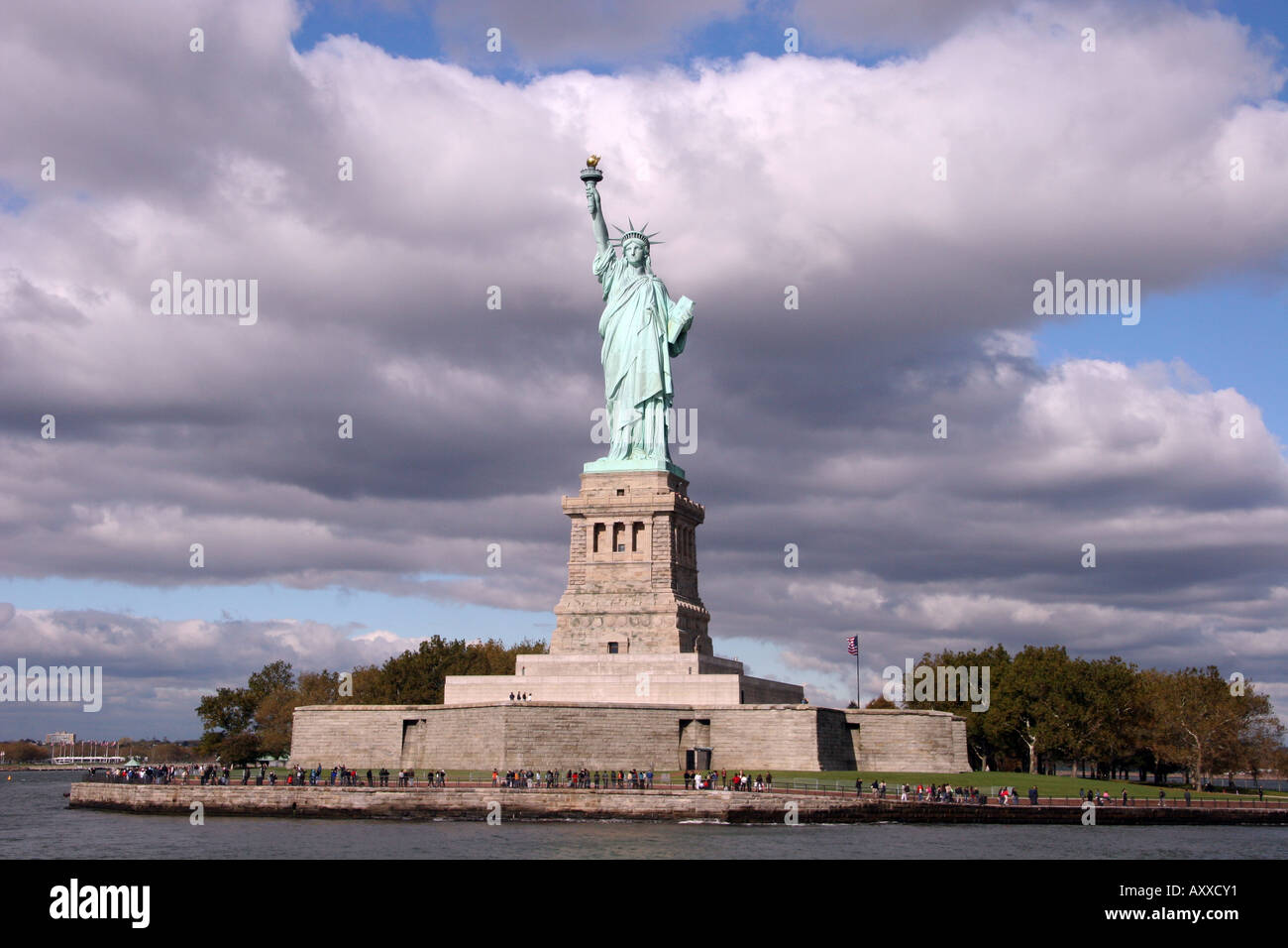 Freiheitsstatue Liberty Liberty Island Stockfoto