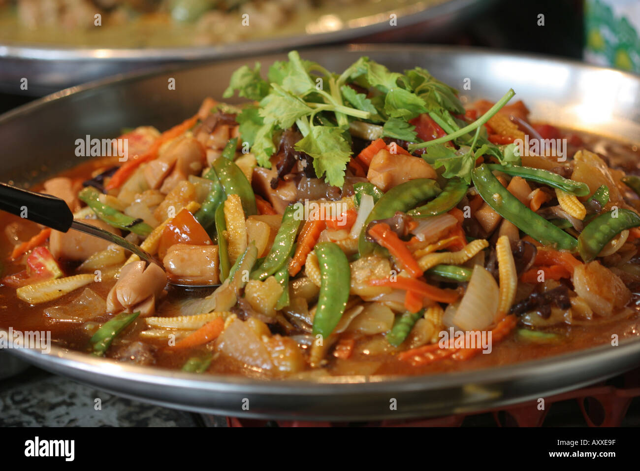 Street Food Stall Bangkok Thailand Stockfoto