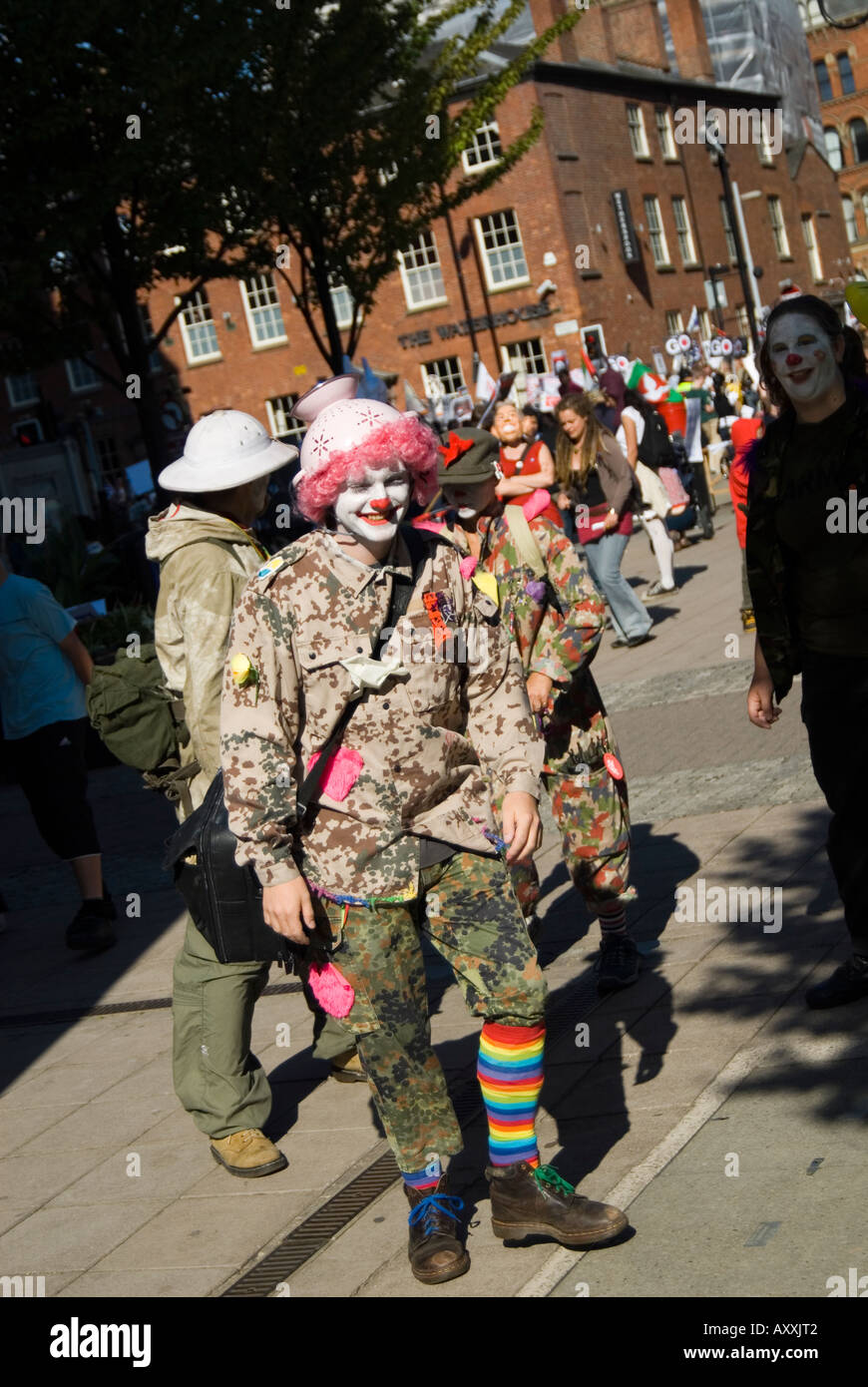 Anti-Kriegs-Protest Manchester UK Stockfoto