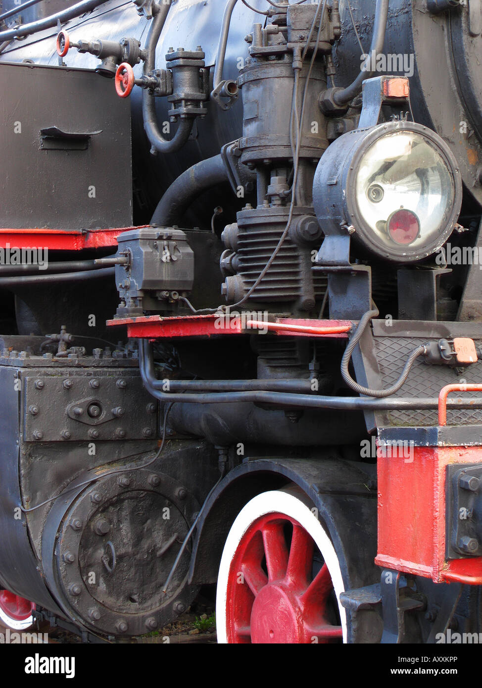 Dampfmaschine, die Lokomotive Stockfoto