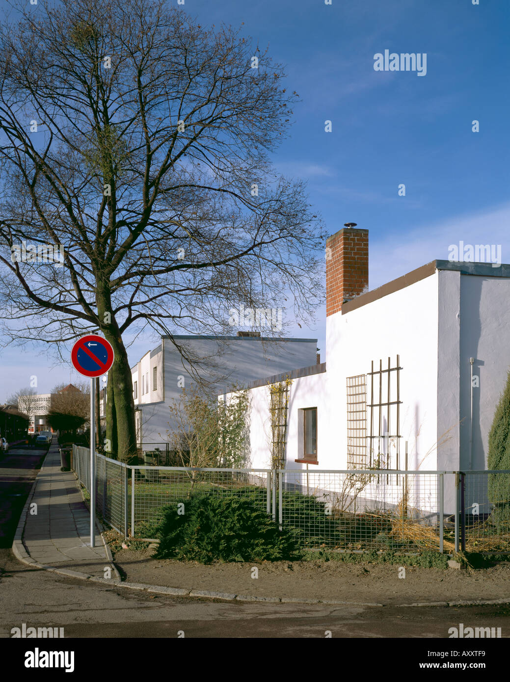 Dessau, Siedlung Törten, Einzelhaus Stockfoto
