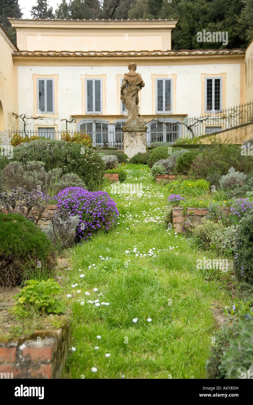 Garten der Villa Medici von Castello, Sesto Fiorentino, Florenz