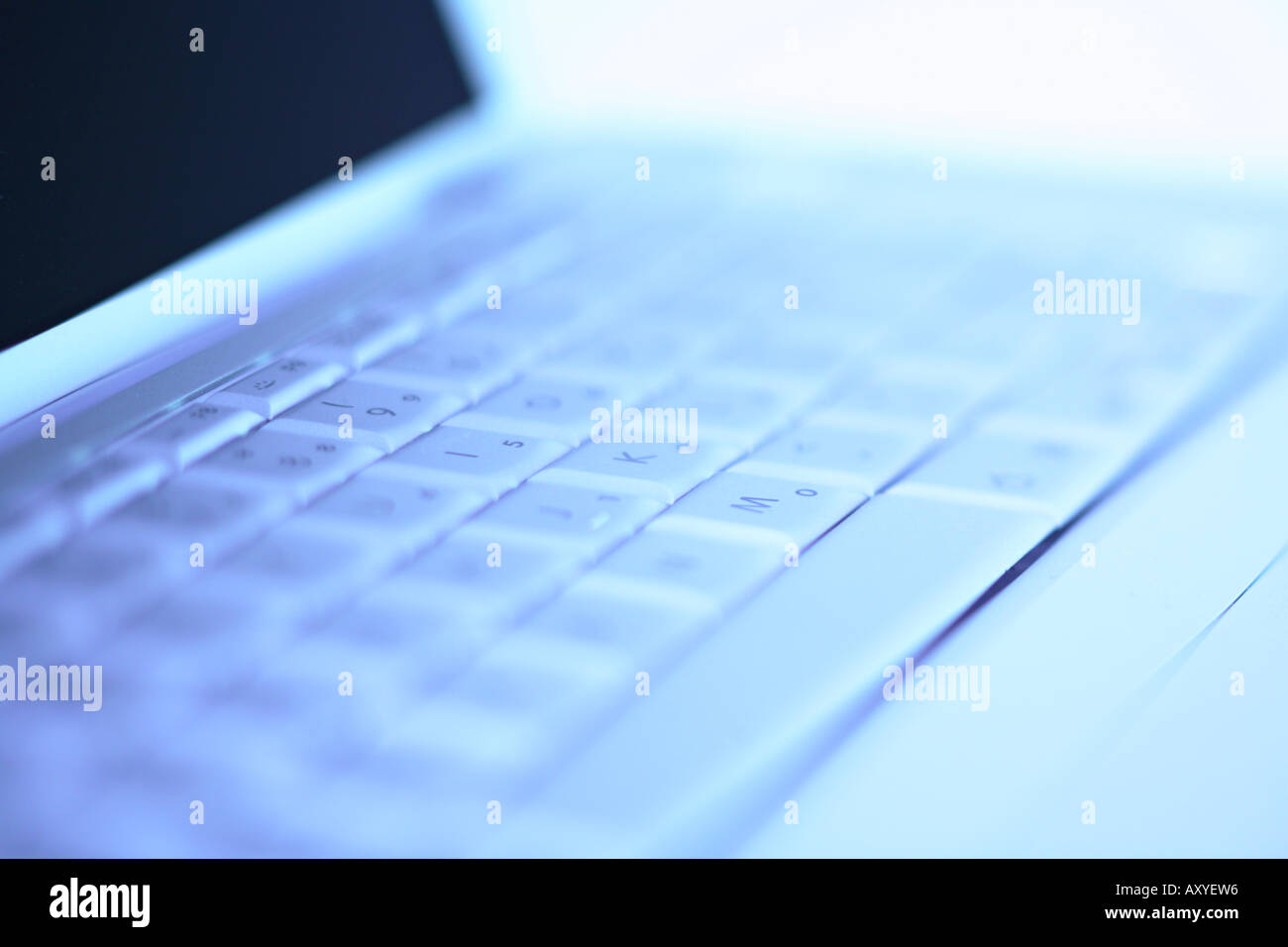 Laptop-Computer-Tastatur Stockfoto