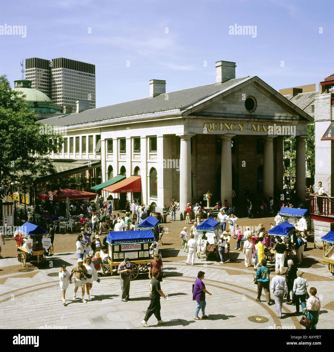 Geographie / Reisen, Quincy Market, Boston, Massachusetts, USA Stockfoto