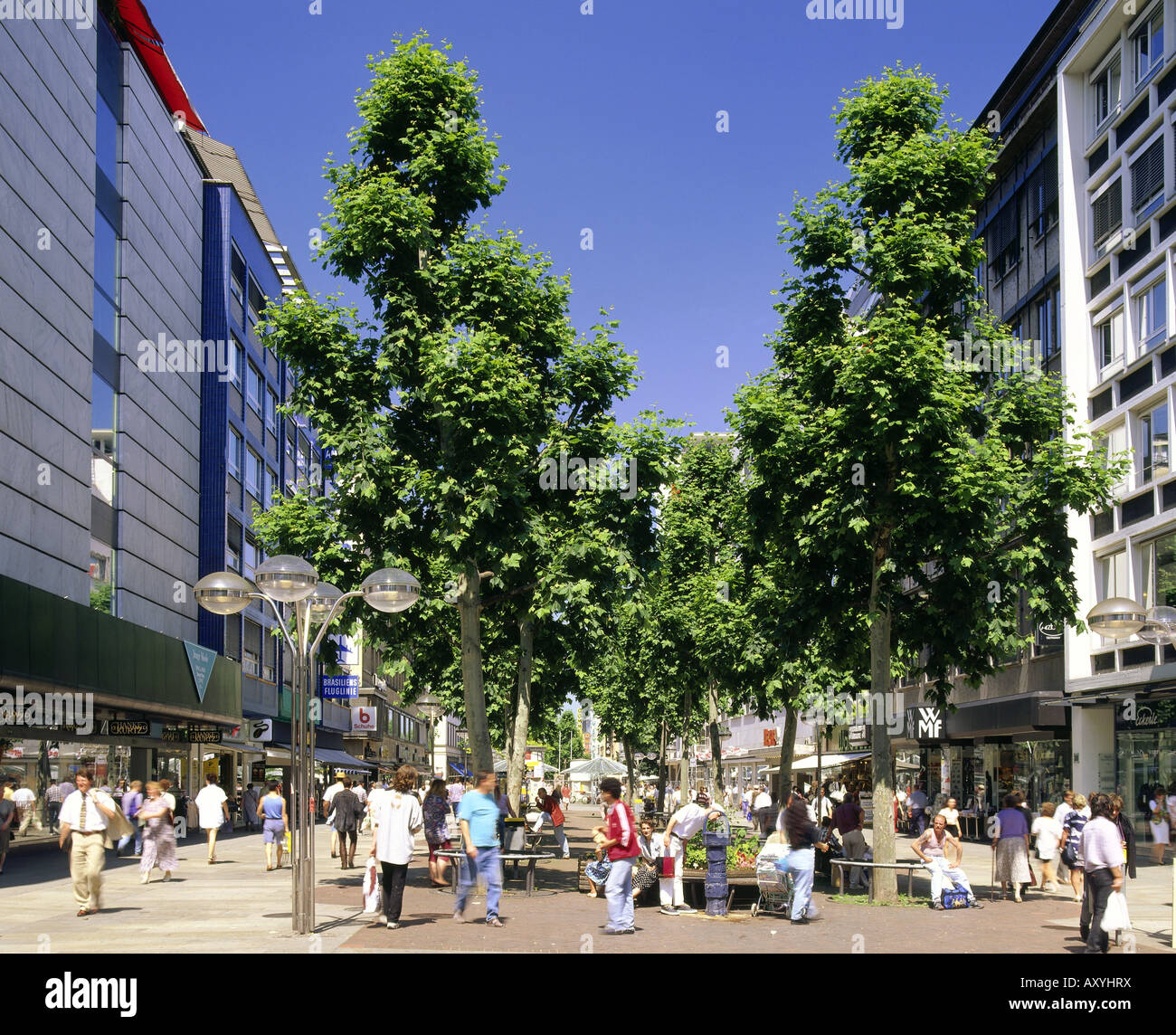 Geografie/Reisen, Deutschland, Baden-Württemberg, Stuttgart, Straßenszenen, Fußgängerzone/Fußgängerzone, Königsstraße, Stadtansicht, Stadtbild, Baden-Württemberg, Stockfoto