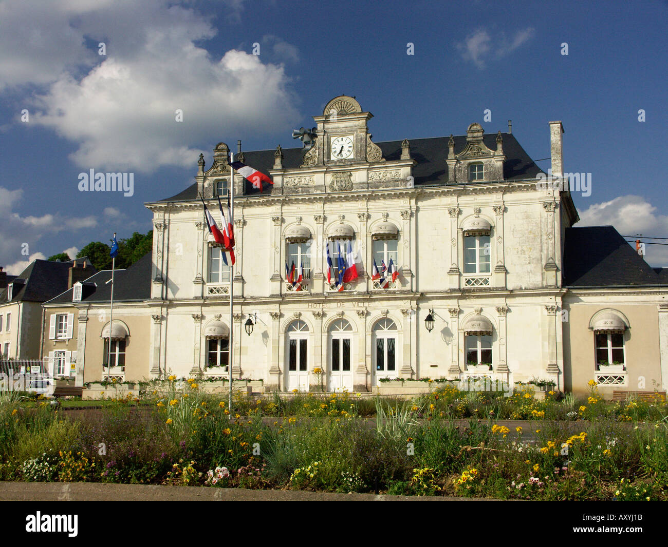 Hotel de Ville in Château-du-Loir Sarthe Frankreich Pay De La Loire Stockfoto