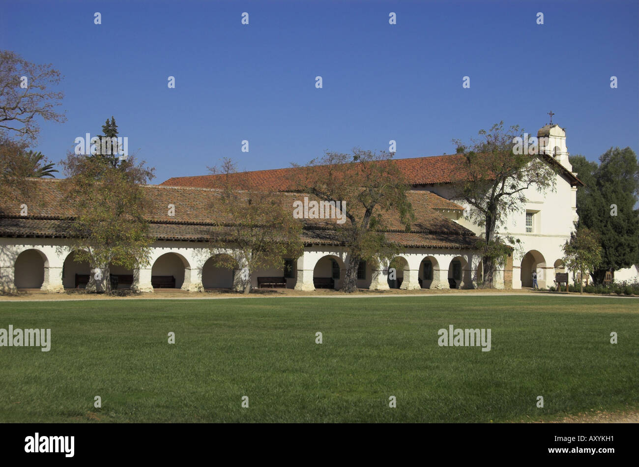Mission San Juan Bautista State Park CA USA Stockfoto