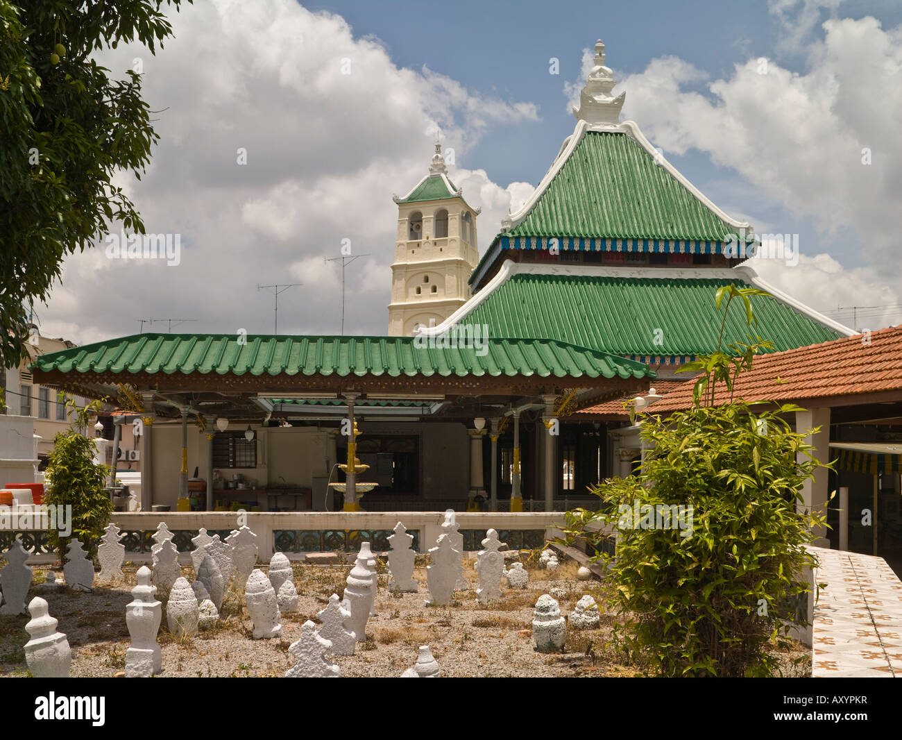 Kampung Kling Moschee, Malacca Stadt Bandar Melaka, Malaysia Stockfoto