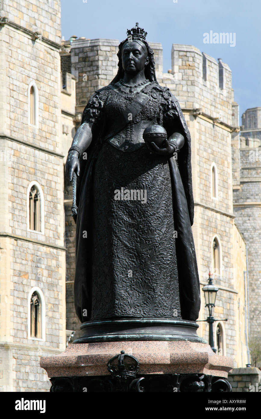 Windsor Castle Stadtzentrum Touristen Royal Borough of Windsor und Maidenhead, Berkshire, England, UK, GB Stockfoto