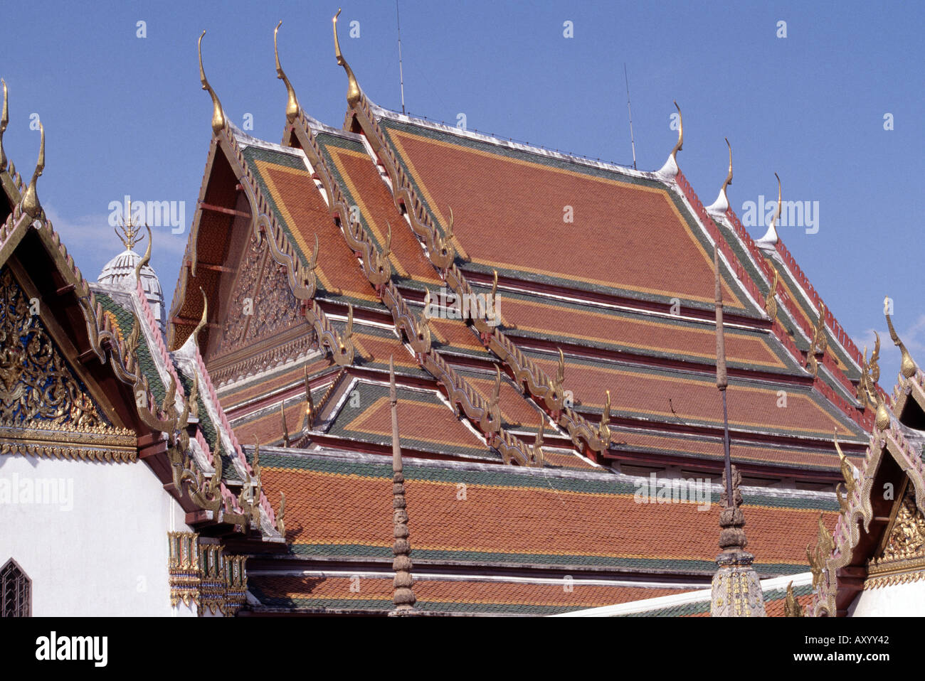 Bangkok, Tempel Wat Po, Fassade Stockfoto