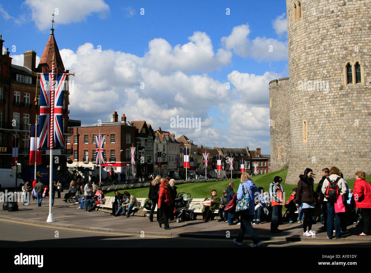 Windsor Castle Royal Borough of Windsor und Maidenhead, Berkshire, England, UK, GB Stockfoto