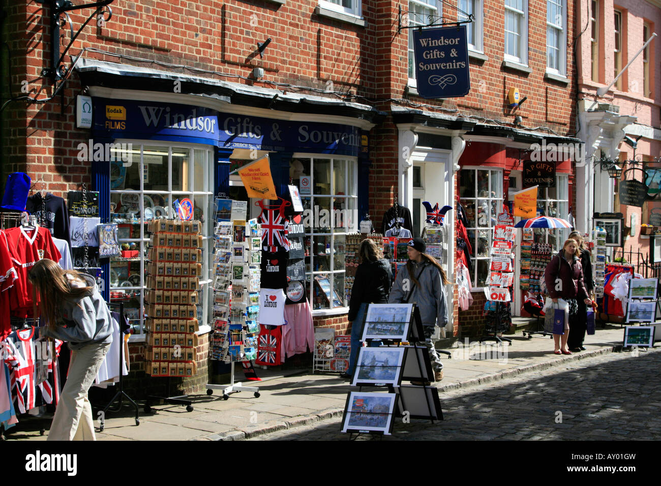 Windsor Stadtzentrum Royal Borough of Windsor und Maidenhead, Berkshire, England, UK, GB Stockfoto