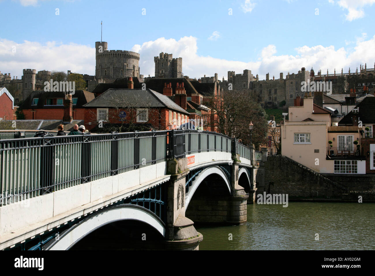 Windsor Brücke Themse Windsor Castle Royal Borough of Windsor und Maidenhead, Berkshire, England, UK, GB Stockfoto