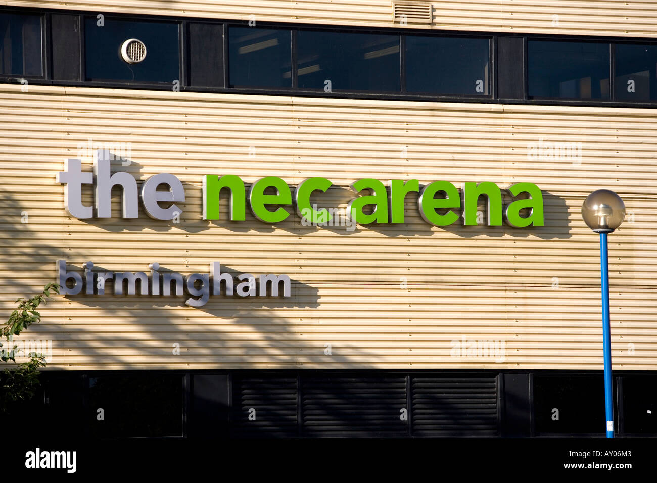 Die Vorderseite des NEC Arena Austragungsort Birmingham West Midlands Stockfoto