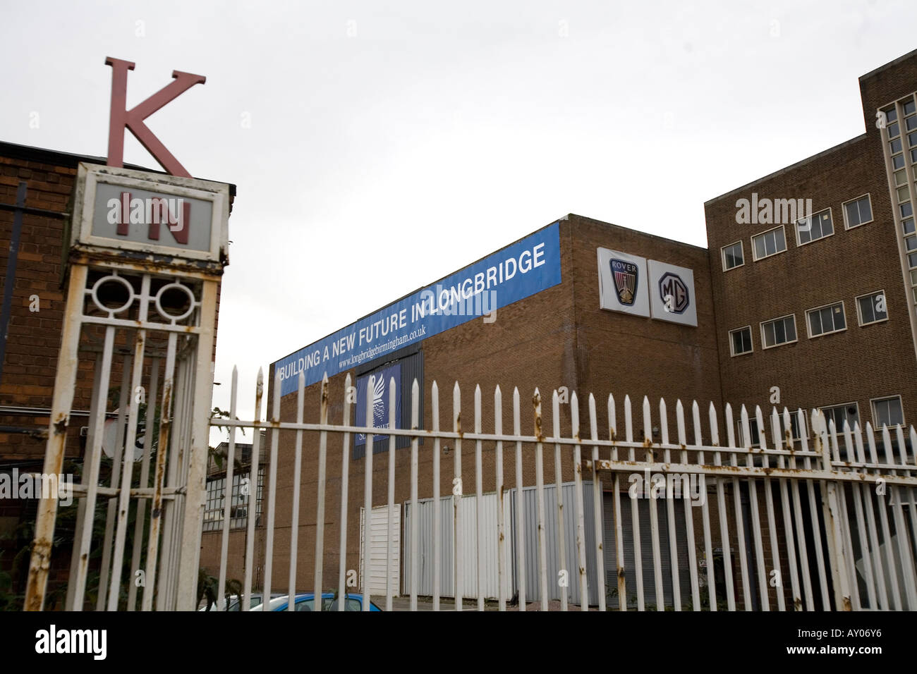 Bestandteil der MG Rover Group arbeitet, Longbridge, Birmingham, West Midlands, UK. Stockfoto