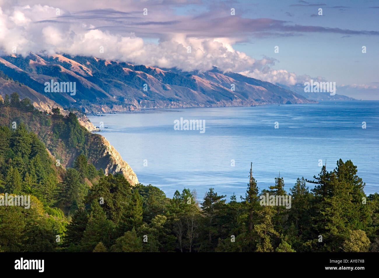 Big Sur in der Nähe von Grimes Point Stockfoto