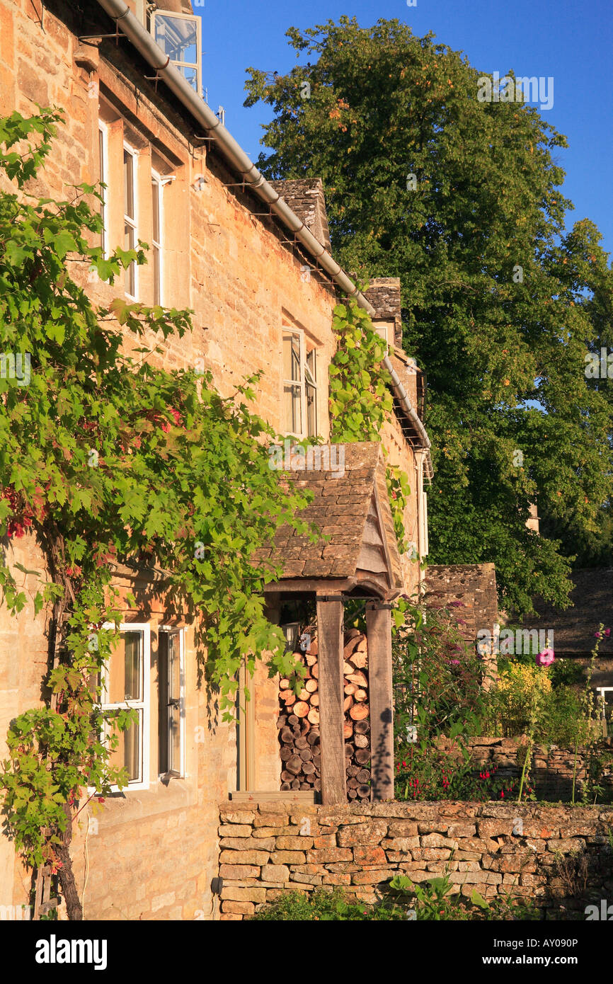 Ferienhaus im unteren Schlachtung Cotswolds England Stockfoto