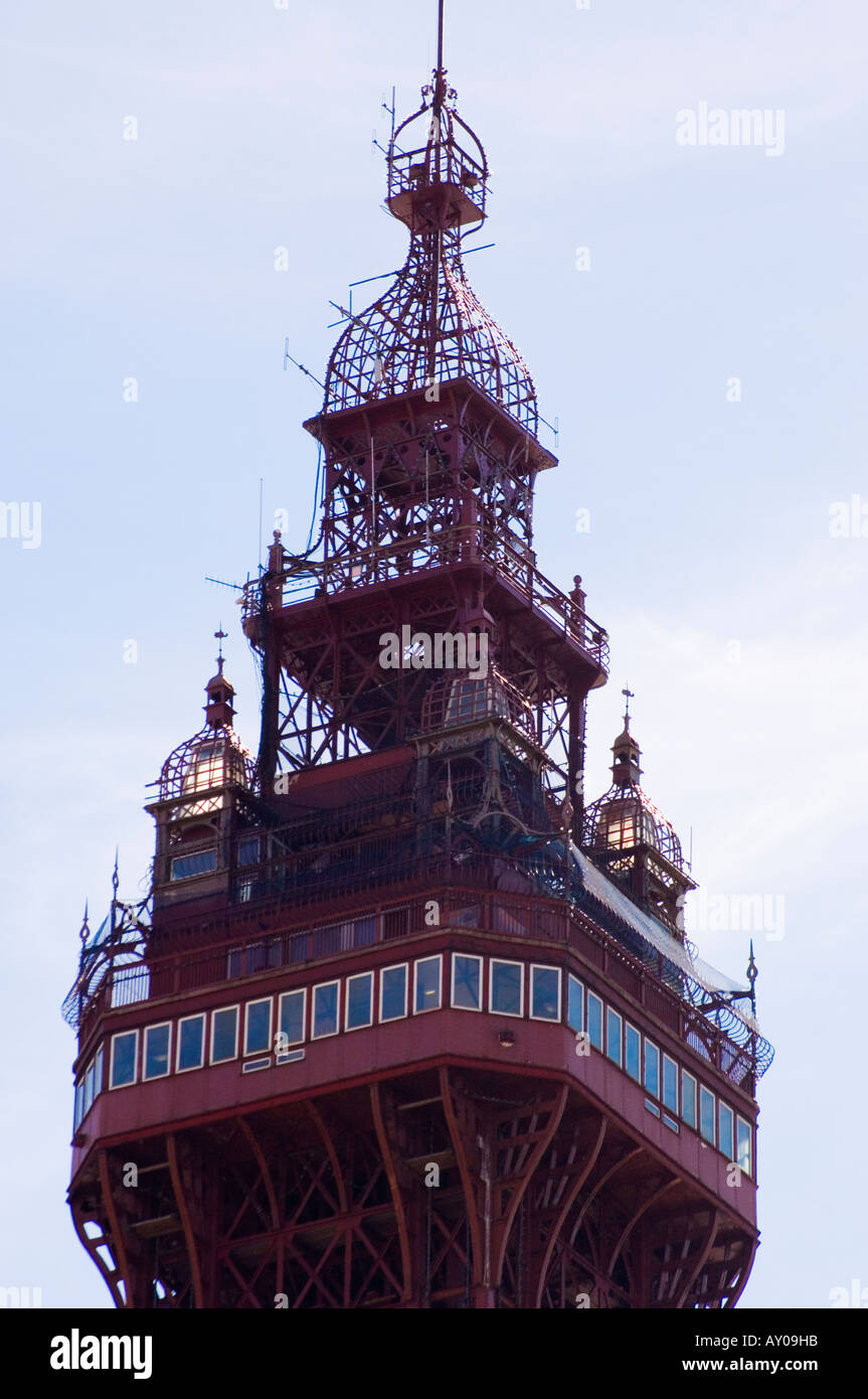 Detail der Blackpool s berühmten Turm Stockfoto