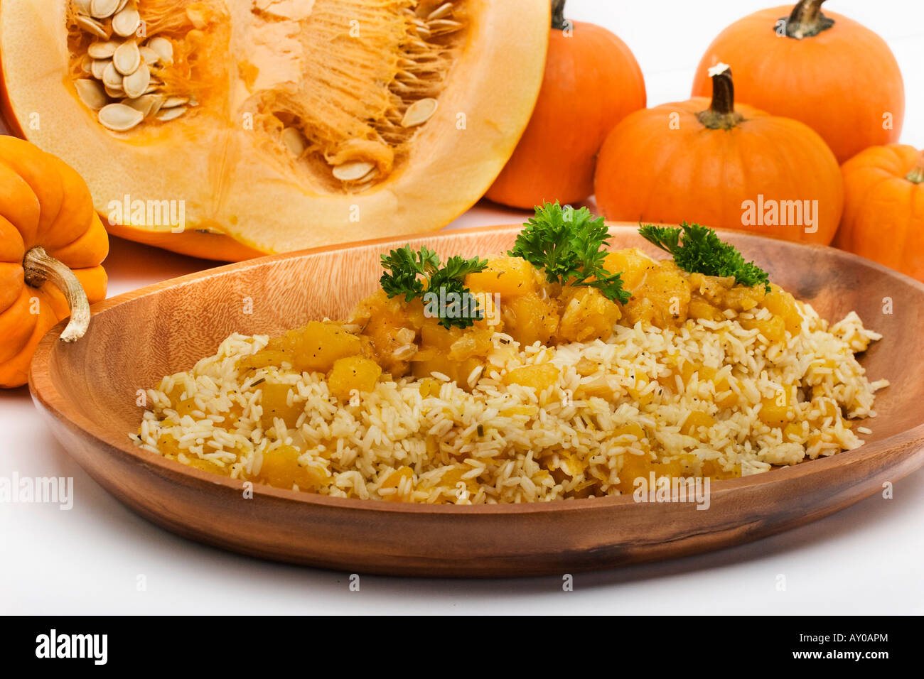 Kochen mit Obst, Kochen mit frischem essbarem Kürbis, gesundes Essen von oben, Bilder, Fotos, Verkauf für Alamy in den USA, US, hochauflösend Stockfoto