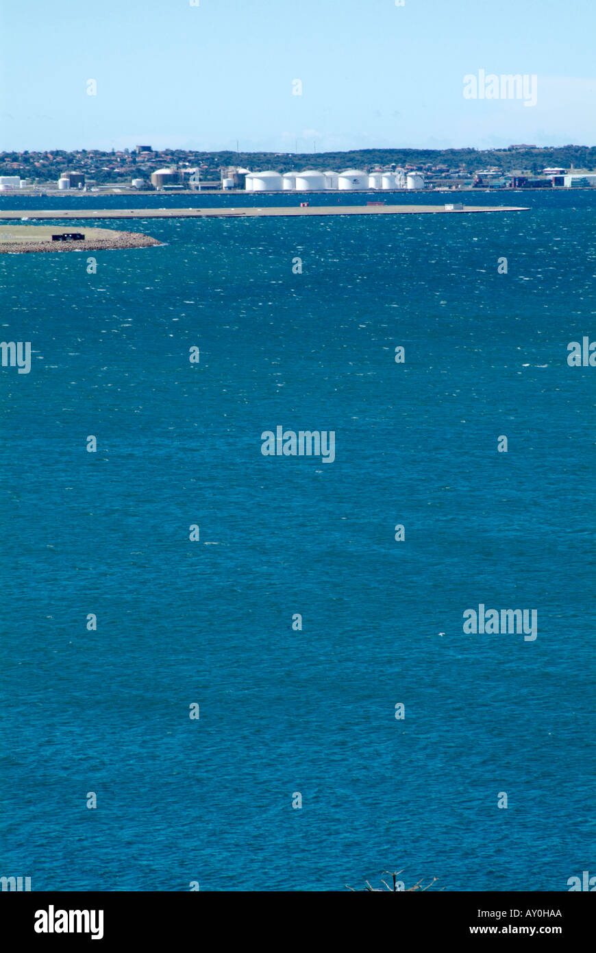 Öl, Raffinerie, Fossil, Kraftstoff, Tank, Tanks, verschmutzen, Benzin, Petroleum, Gas, Kraftstoff, Depot, Lagerung, gespeichert, Sydney, Australien, Au Stockfoto